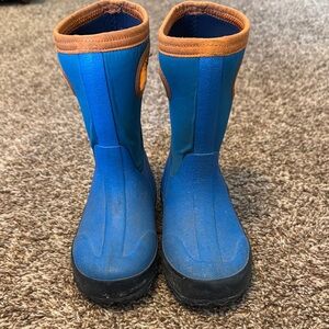 Kids Blue Waterproof Boots